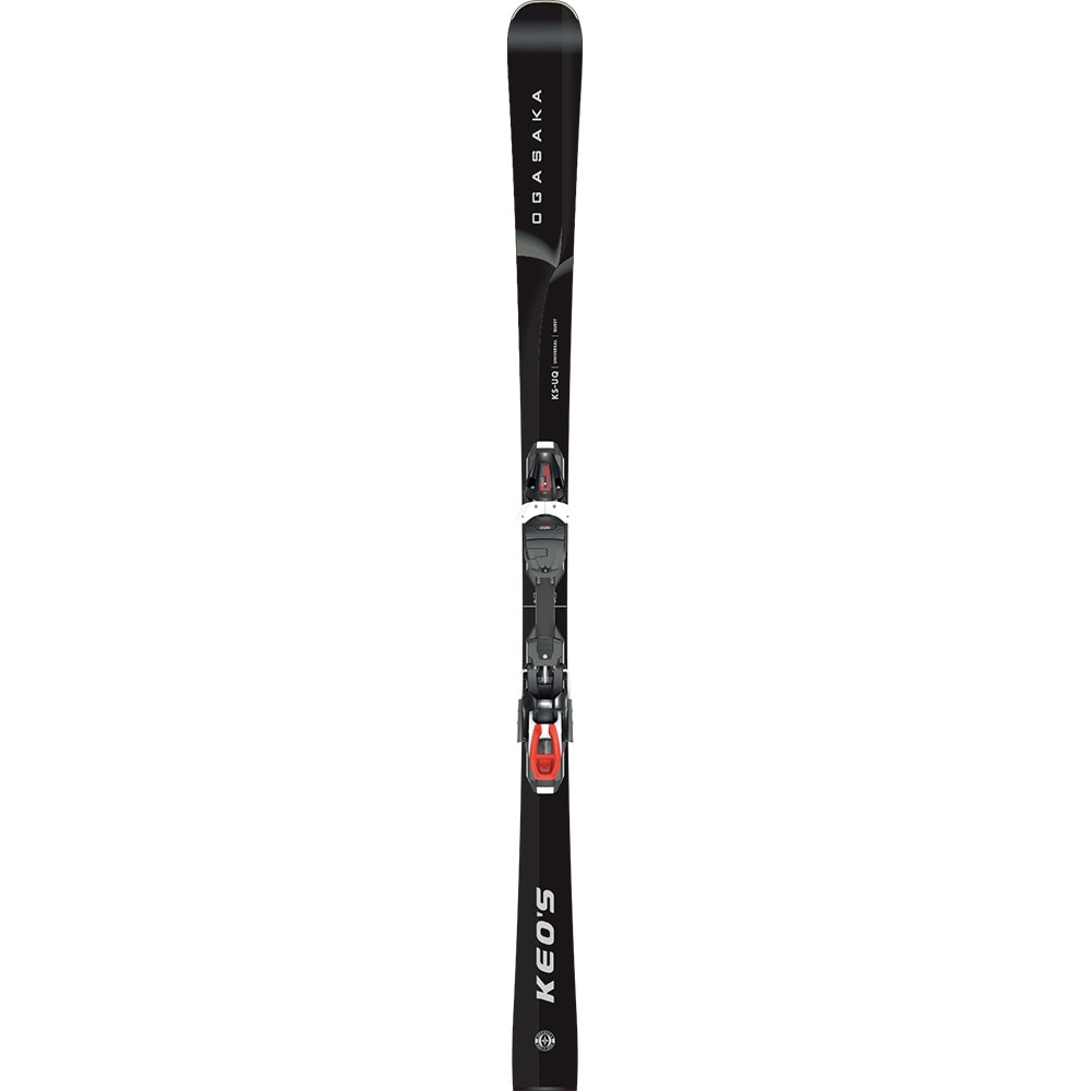 オガサカ（OGASAKA）（メンズ）スキー板ビンディング付属 Keo’s KS-UQ/BK＋チロリア PRD11 GW BK/WT/RD付モデル KS-UQ/BK +PRD11GW