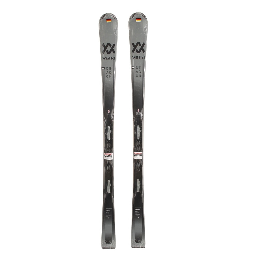 フォルクル（VOLKL）（メンズ）スキー板 ビンディング付属 セット 22-23 DEACON ANTHRA/BLK 121577/6562U1VA  ダークグレー マリン、ウィンタースポーツ用品はヴィクトリア