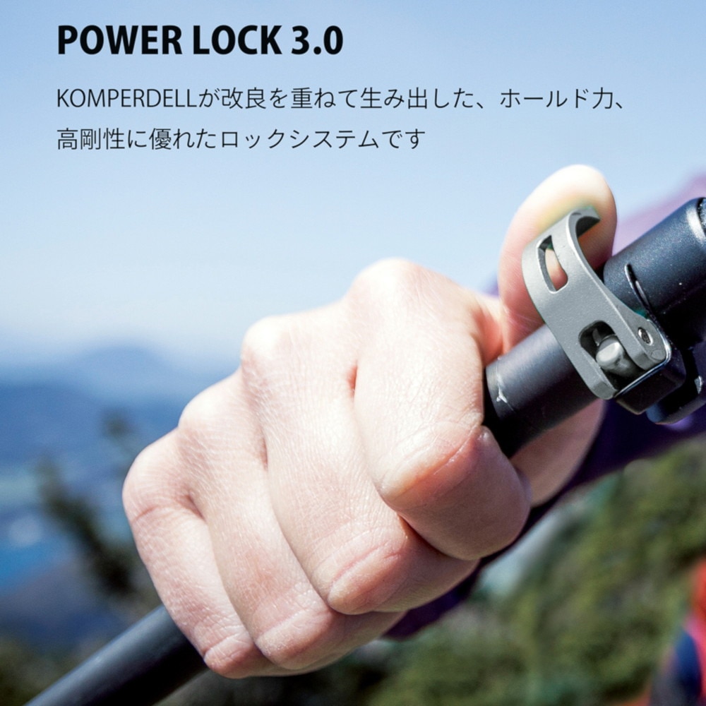 コンパデール（KOMPERDELL）（メンズ、レディース）スキーポール 24 SUPER LIGHT SLIM GRIP