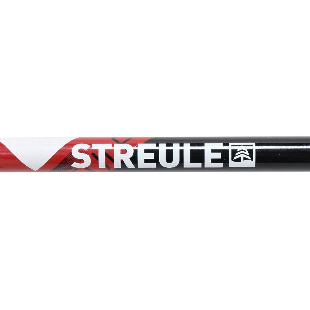シュトロイレ（STREULE）（メンズ、レディース）スキーポール 26 ST‐TL AL 100‐125 ST25FG0027 BK/RD