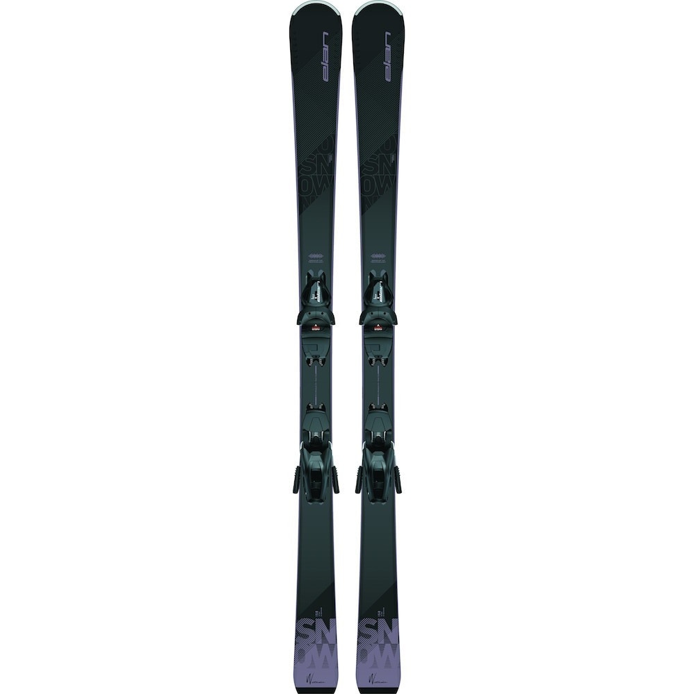 エラン（ELAN）（レディース）スキー 板 ビンディング付属 22-23 SNOW BLACK ELW9 ブラック 金具付き  マリン、ウィンタースポーツ用品はヴィクトリア