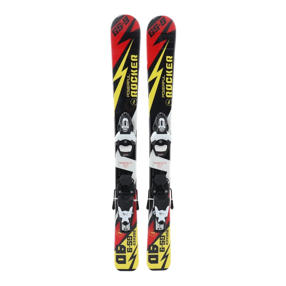 GS-9ジュニア 子供 スキー板 ビンディング付属 レッド 309Z1AO9032RED/TEAM4 BK１００70シーズン