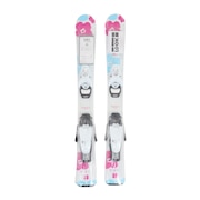(キッズ)ジュニア スキー板 旧モデル ビンディングセット 22P-PRITY KIDS WT/T4 +309Z2AO5055WHT/TEAM4 WT