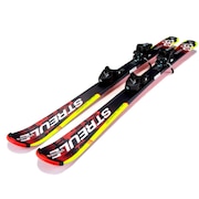 (キッズ)ジュニア 子供 スキー板 ビンディング 金具付き 23-24 ST-JB RD+JRS4.5 ST23FG0004 RED