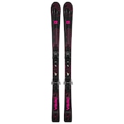 (キッズ)24-25モデル ジュニア スキー板 ビンディングセット FLAIR 7.0 V2410257000/6262Y1VB VMOTION LADY BLK/PINK