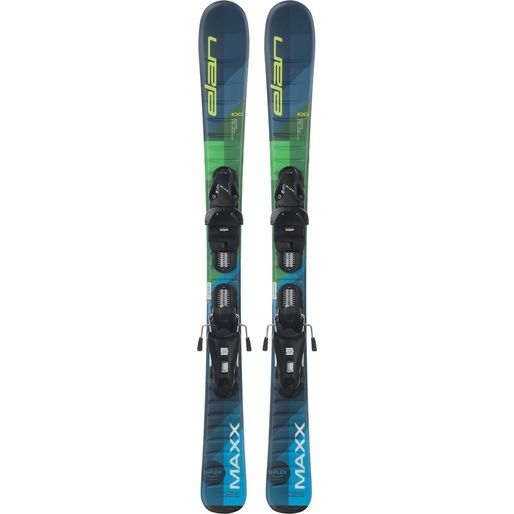 ELANジュニア スキー板 ビンディング付属 22-23 MAXX+EL4.5 ブルー １２０149シーズン