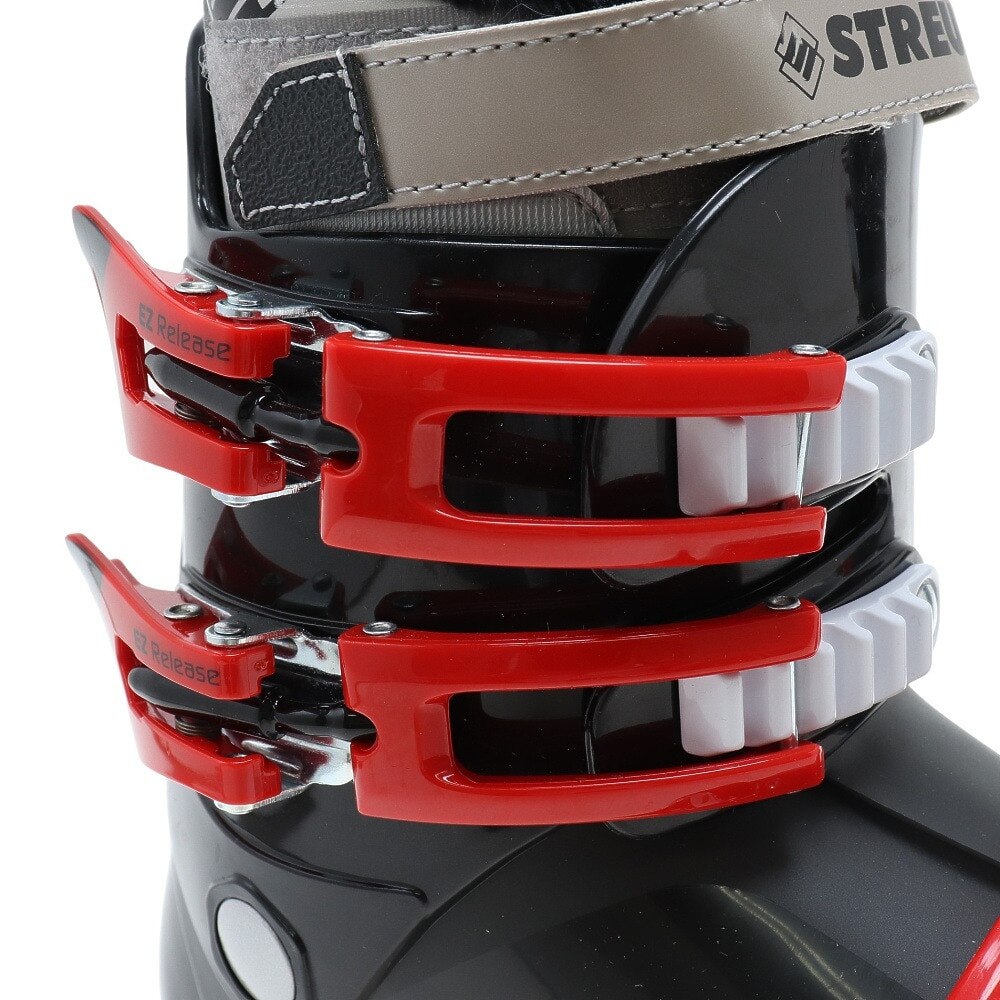 シュトロイレ（STREULE）（キッズ）スキーブーツ 靴 ブラック ジュニア DRIVE TYPE3 ST22FG0026 BLK