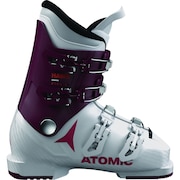 アトミック（ATOMIC）（キッズ）ジュニア 子供 スキー ブーツ ホワイト パープル HAWX GIRL 4 AE5025620
