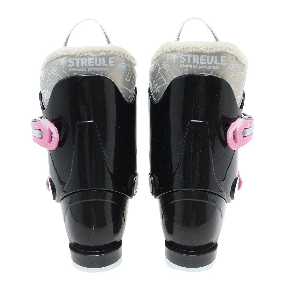 シュトロイレ（STREULE）（キッズ）ジュニア 子供用 スキーブーツ ブラック×ピンク FINE TYPE2 ST22FG0029 BK/PK