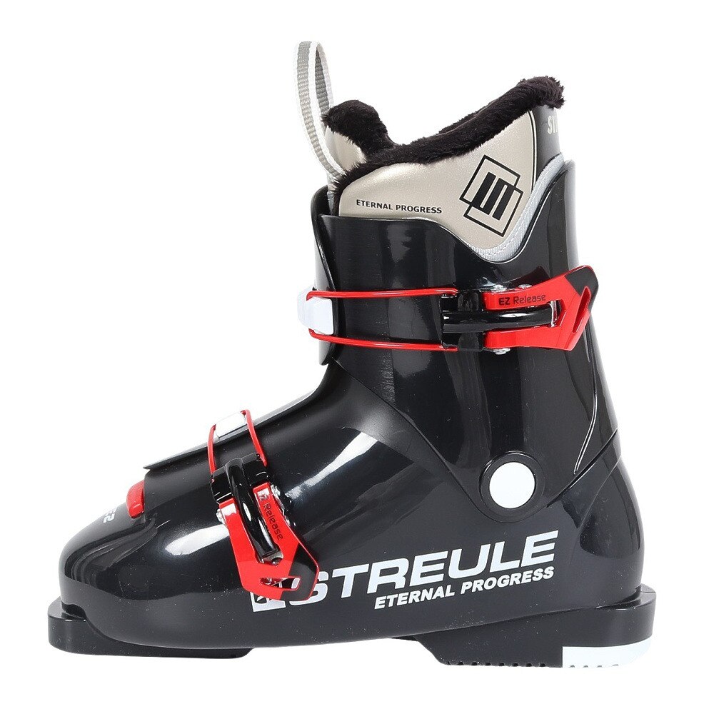 シュトロイレ（STREULE）（キッズ）ジュニア スキーブーツ 23-24 DRIVE TYPE2 ST23FG0028 BLK