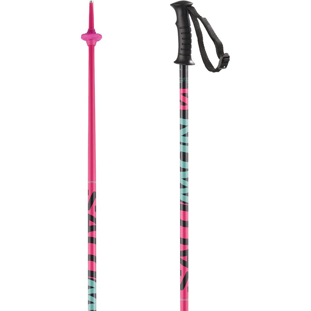 サロモン（SALOMON）（キッズ）ジュニア スキーポール 23-24 ジュニア KALOO JUNIOR Pink