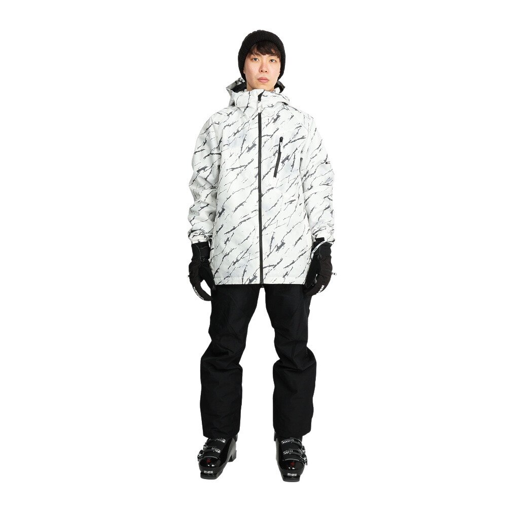 エアボーン（ARBN）（メンズ）MINERAL スキーウェア 上下セット スーツ AB23WW1332 WHT★★★