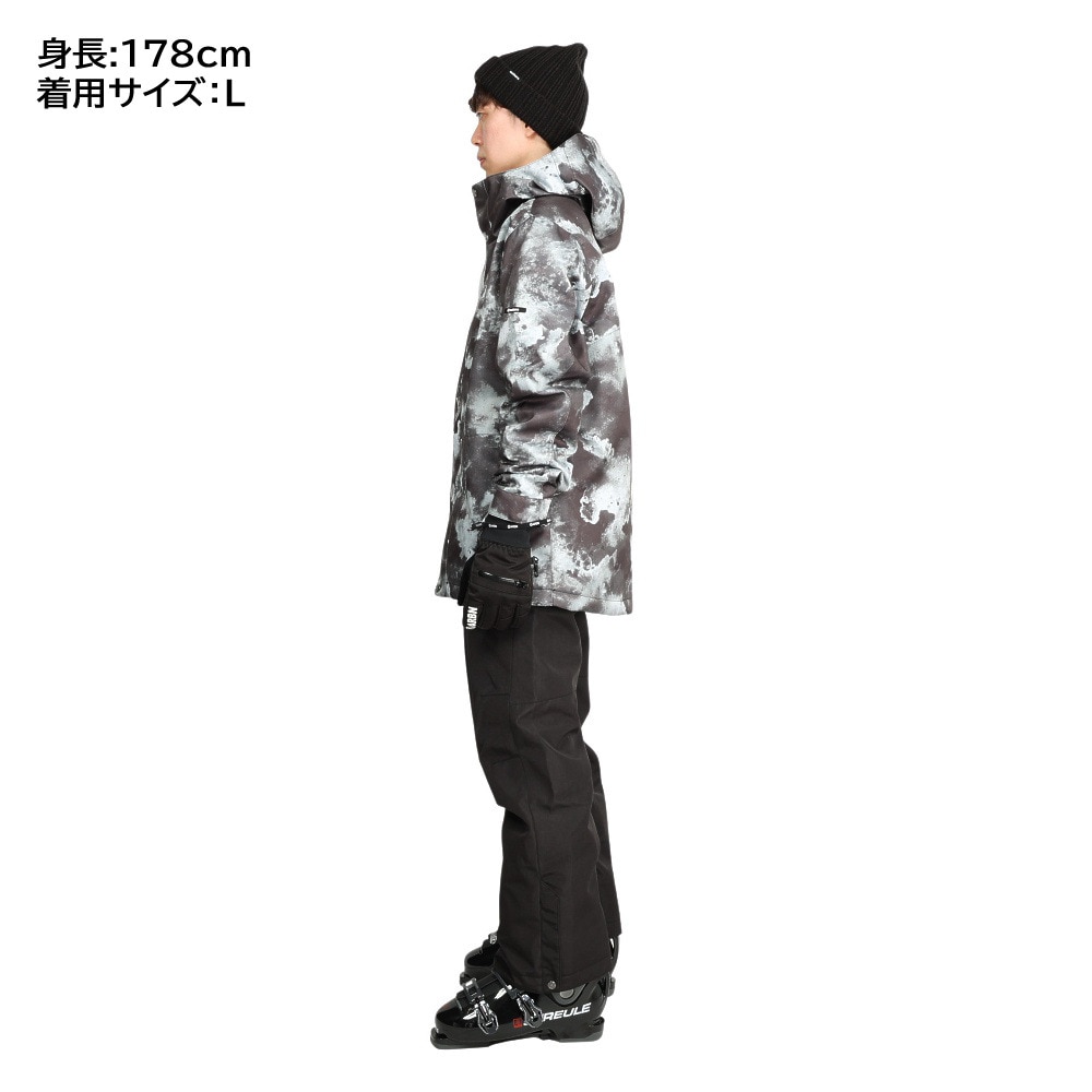 エアボーン（ARBN）（メンズ）スキーウェア 上下セット セットアップ 23 TIE-DYE スーツ AB33WW1395 BLK ブラック 抗菌防臭