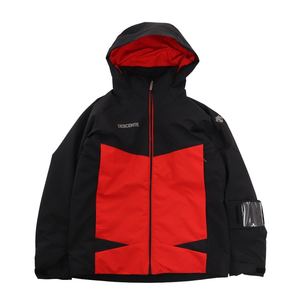 デサント（DESCENTE）（メンズ）22-23 スキーウェア 上下セット DWMUJH72X BRD レッド 保温 スキー スノーボード