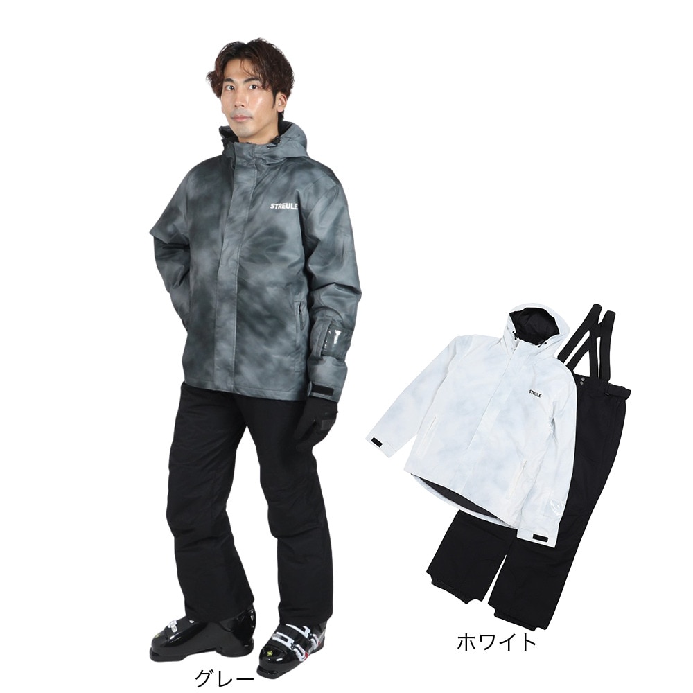 シュトロイレ（STREULE）（メンズ）スキーウェア フォグスーツ 上下セット ST23FW0030 BLK