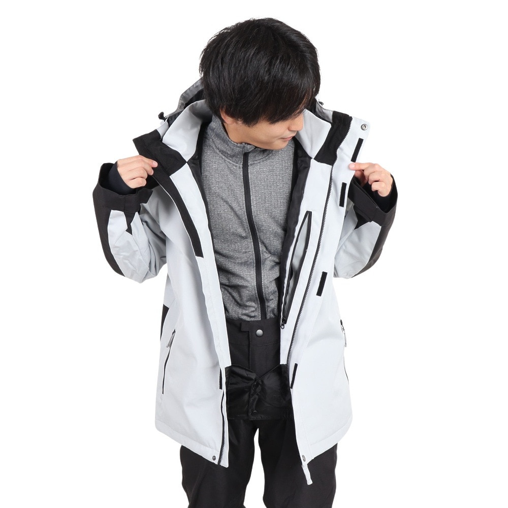 エアボーン（ARBN）（メンズ）スキーウェア 上下セット スーツ YOKE AB43WW1515 GRY