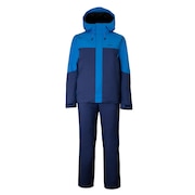(メンズ)カラーブロック ツーピース スキーウェア上下セット PSM242P40 ITALIAN BLUE