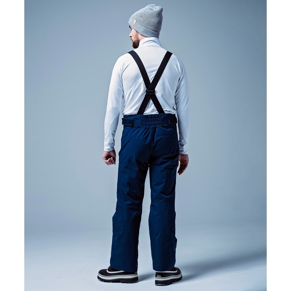 青いスキーウェア サスペンダー付き フェニックス（PHENIX）（メンズ）スキーウエア ソリッドカラー