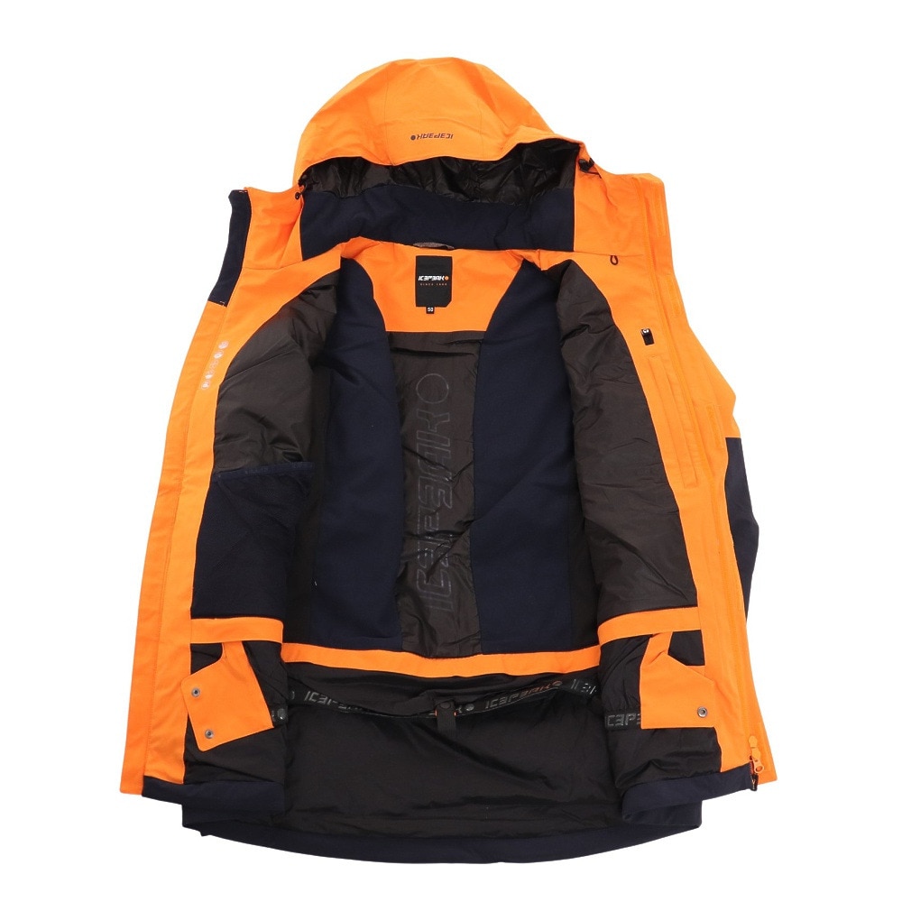 アイスピーク（ICEPEAK）（メンズ）スキーウェア ジャケット ICEPEAK CARBON 256225505460 オレンジ ブラック 防寒 ゲレンデ