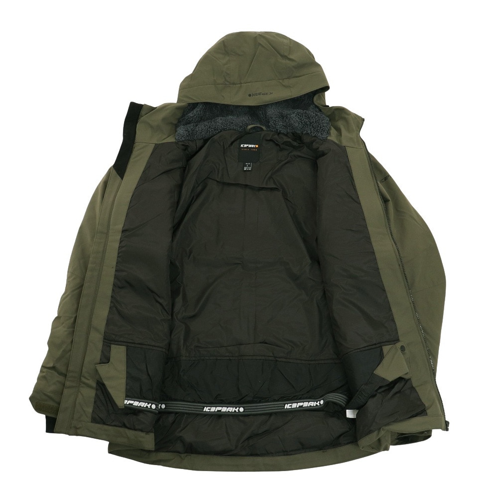 アイスピーク（ICEPEAK）（メンズ）北欧デザイン シンプル スキーウェア ジャケット ICEPEAK CHESTER 256229659585 カーキ 防寒 ゲレンデ