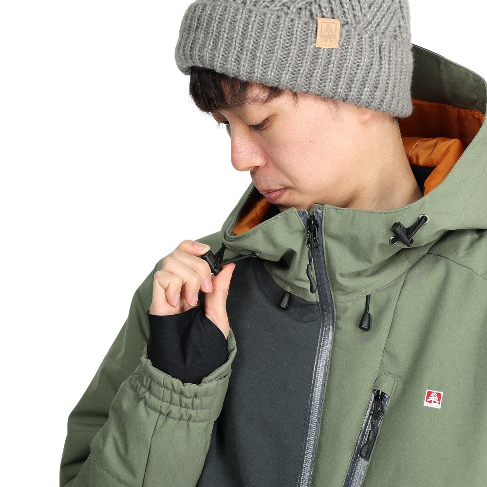 シュトロイレ（STREULE）（メンズ）スキー スキーウェア NOAH ジャケット ST22FW0017 KHK 防水 撥水 吸湿発熱