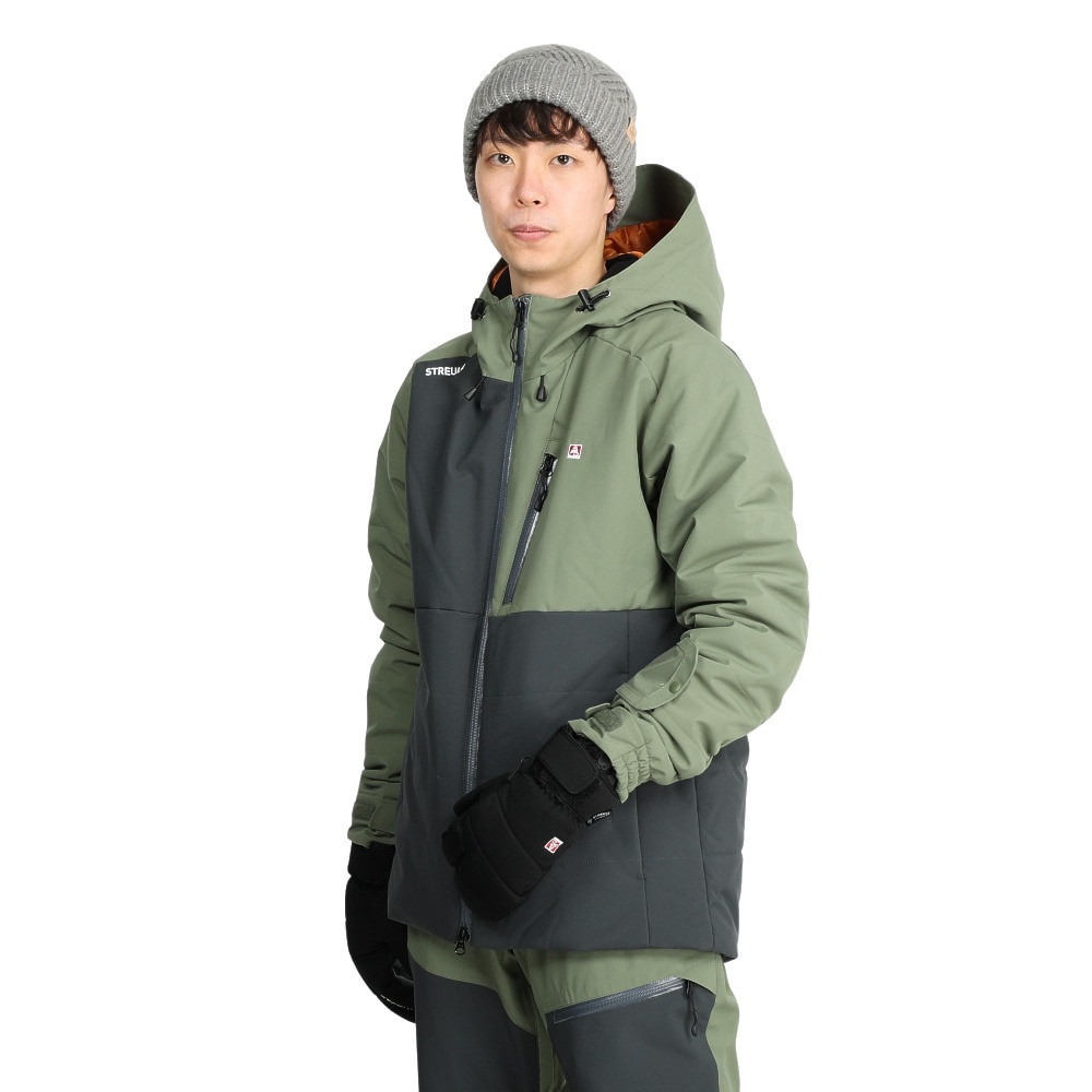 シュトロイレ（STREULE）（メンズ）スキー スキーウェア NOAH ジャケット ST22FW0017 KHK 防水 撥水 吸湿発熱