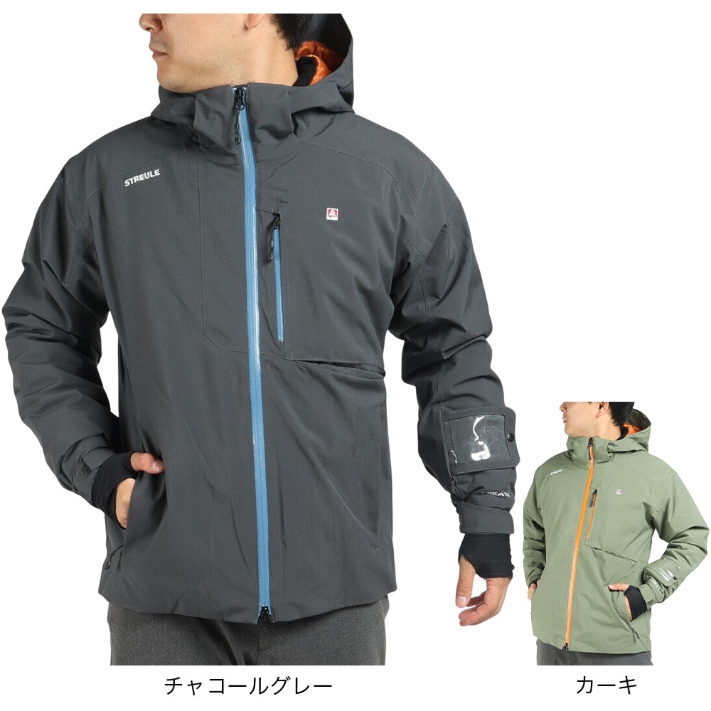 シュトロイレ（STREULE）（メンズ）スキー スキーウェア LUCA ジャケット ST22FW0018 CHA 防水 撥水 吸湿発熱