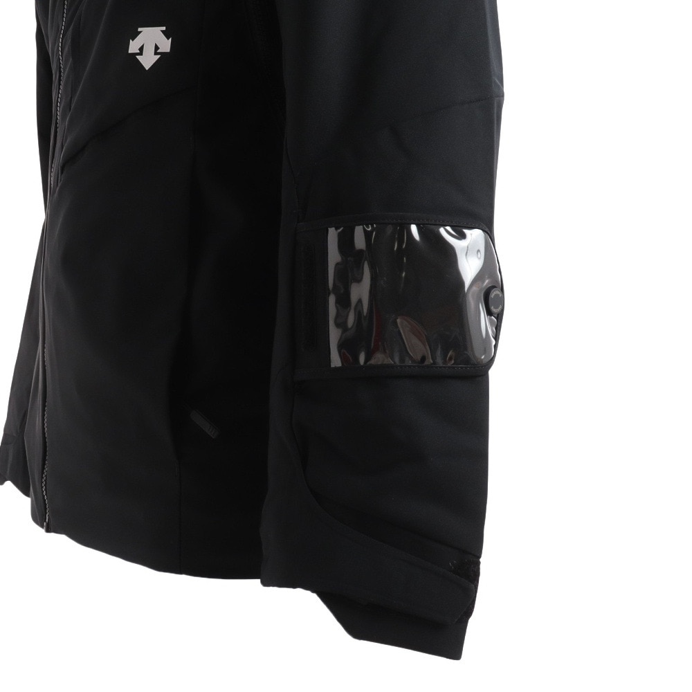 美品♡デサント メンズ XL スキー スノボー ウェア ジャケット単品　黒　ロゴ