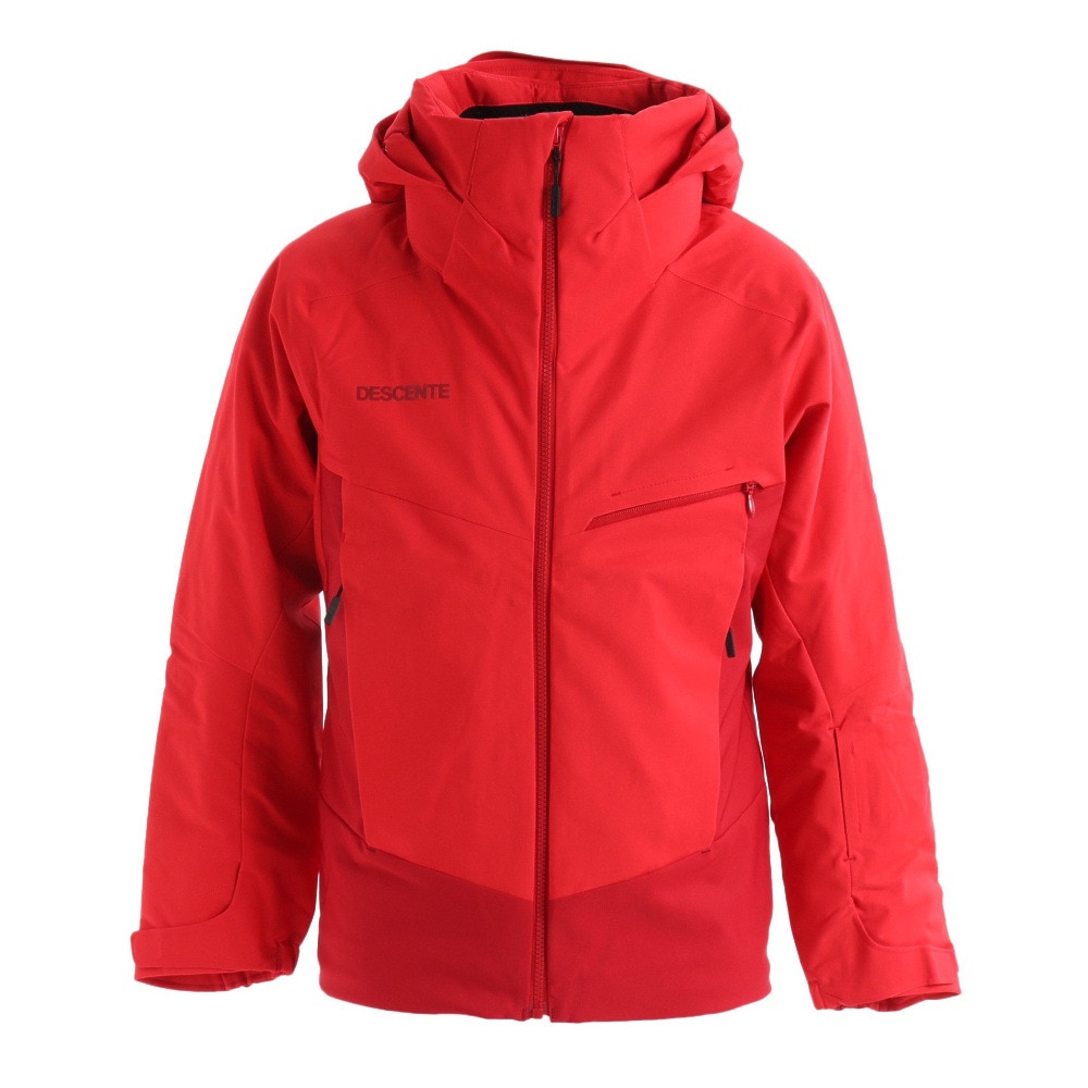 デサント（DESCENTE）（メンズ）スキーウェア ジャケット メンズ スノーボードウェア レッド 22-23 S.I.O  インシュレイテッドジャケット DWMUJK74 ERD