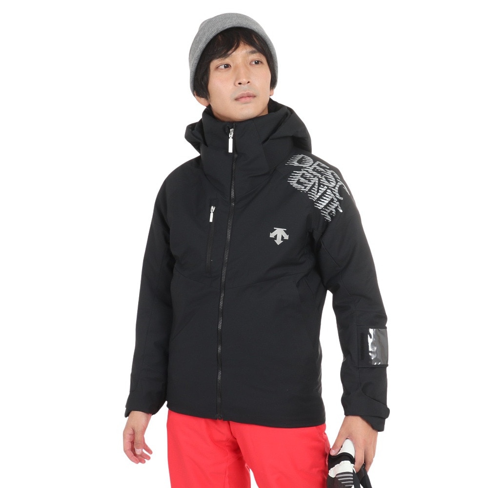 デサント（DESCENTE）（メンズ）スキーウェア ジャケット S.I.O JACKET DWMWJK76X BLK