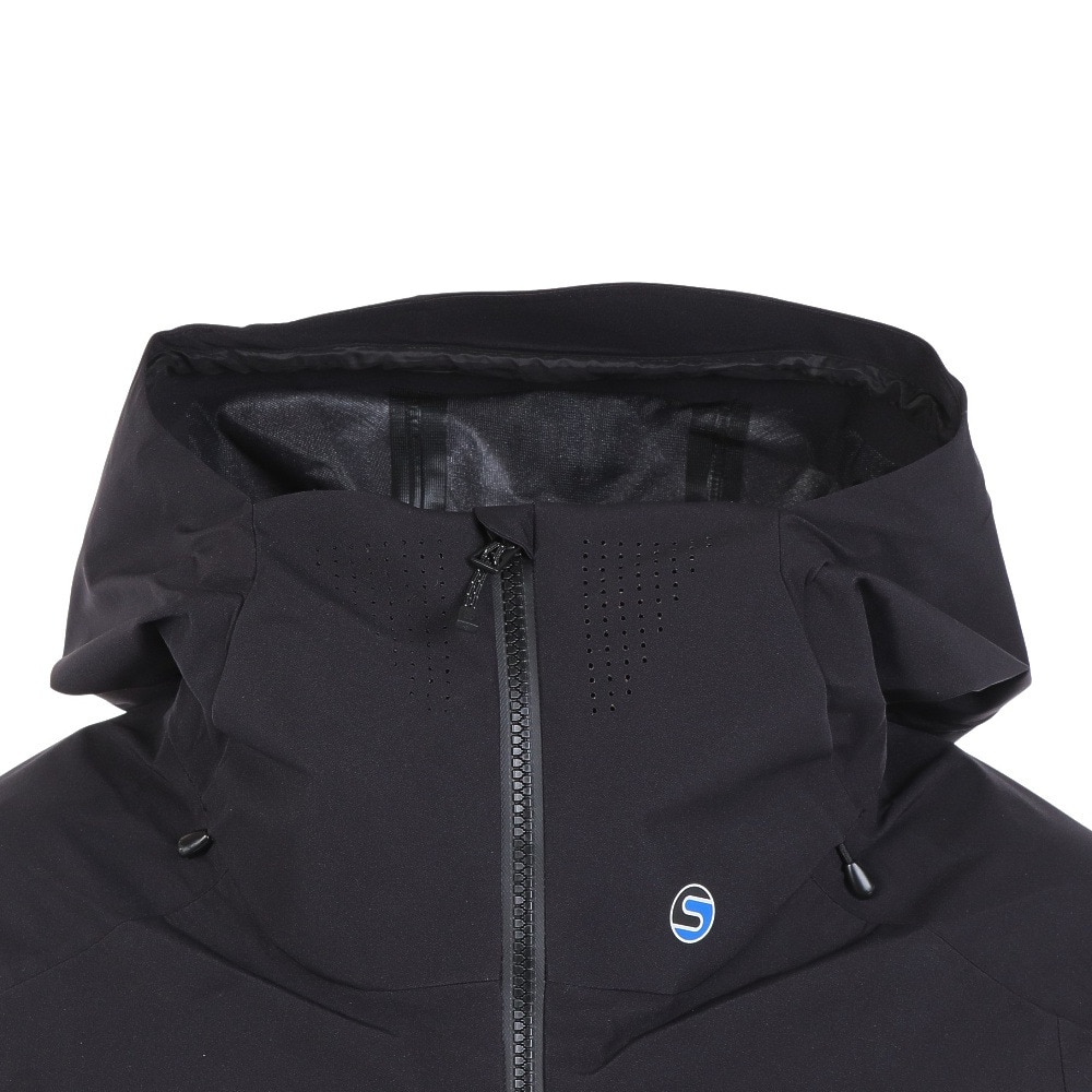 サマス（SAMAS）（メンズ）スキーウェア ジャケット SYMPATEX SHELL JACKET SM3QJN010001 BLK