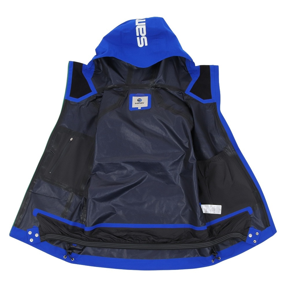 サマス（SAMAS）（メンズ）スキーウェア ジャケット SYMPATEX SHELL JACKET  SM3QJN010001 BLU