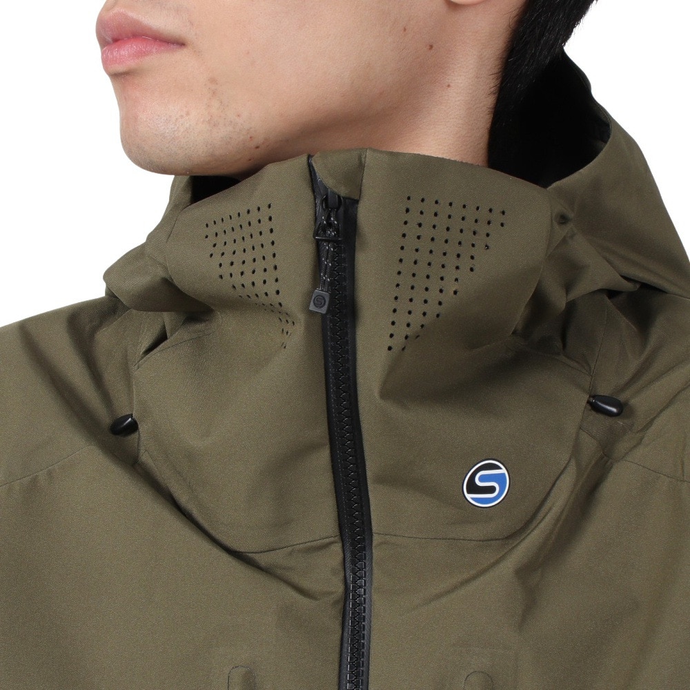 サマス（SAMAS）（メンズ）スキーウェア ジャケット SYMPATEX SHELL JACKET SM3QJN010001 KHK