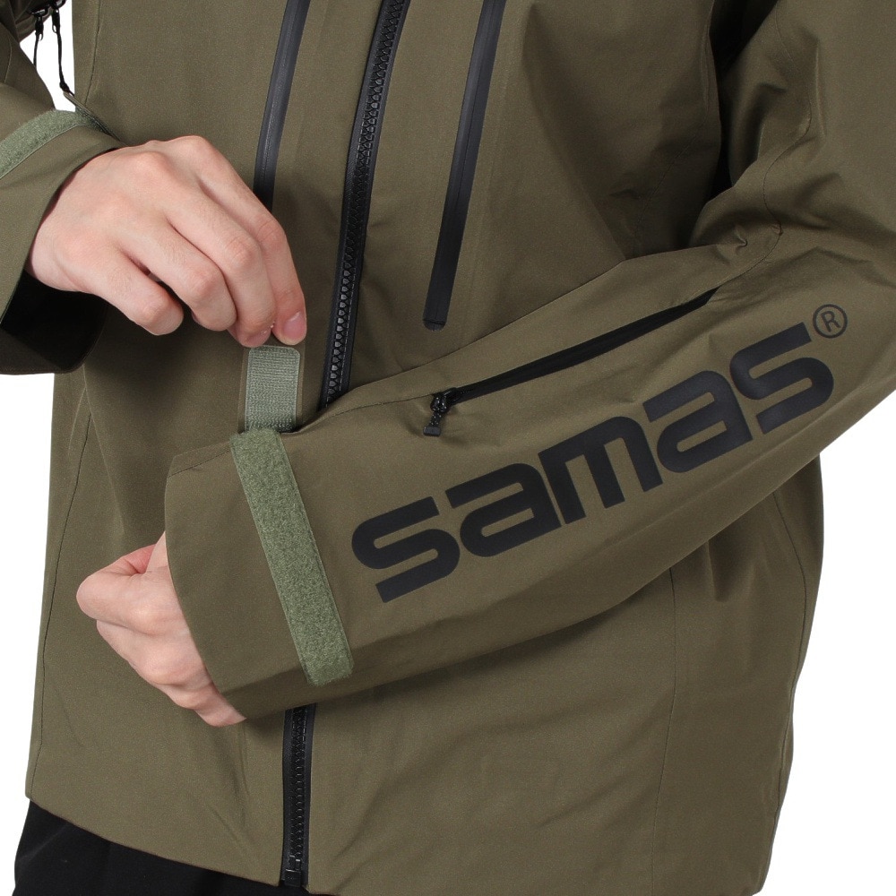 サマス（SAMAS）（メンズ）スキーウェア ジャケット SYMPATEX SHELL JACKET SM3QJN010001 KHK