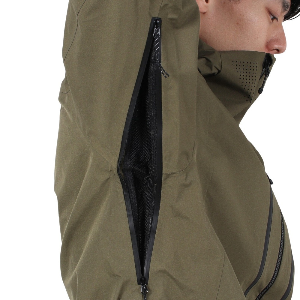 サマス（SAMAS）（メンズ）スキーウェア ジャケット SYMPATEX SHELL JACKET SM3QJN010001 KHK
