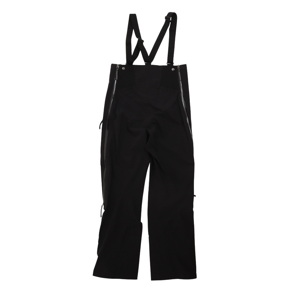 J.LINDEBERG（メンズ）スキーウェア パンツ ビブ ブラック 防水 防寒 防水 Aerial Bib Shell PT 074-77013-019