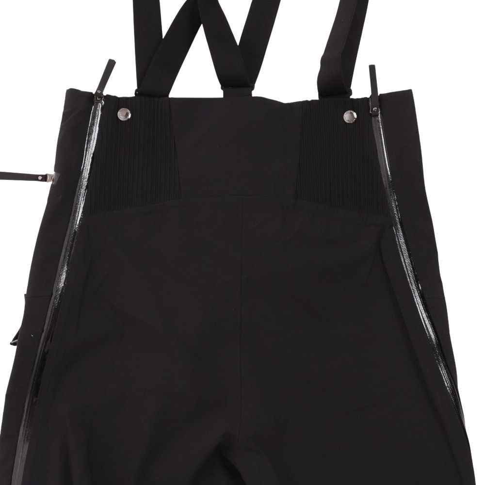 J.LINDEBERG（メンズ）スキーウェア パンツ ビブ ブラック 防水 防寒 防水 Aerial Bib Shell PT 074-77013-019