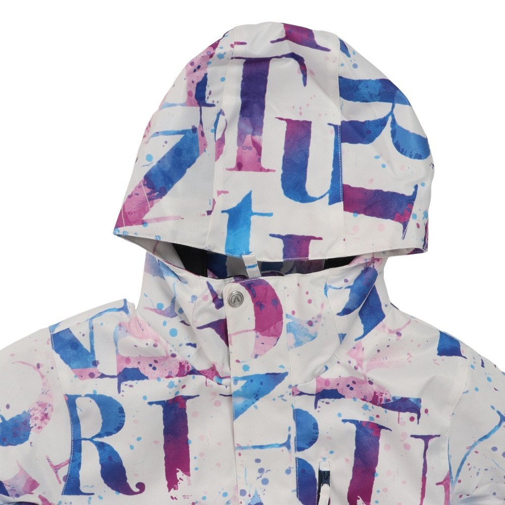 エアボーン（ARBN）（レディース）スキーウェア 上下セット 23 VIVIDLOGO-L スーツ AB33WW1400 BLU