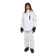 エアボーン（ARBN）（レディース）スキーウエア 上下セット セットアップ 23 STYLISH-L スーツ AB33WW1402 WHT