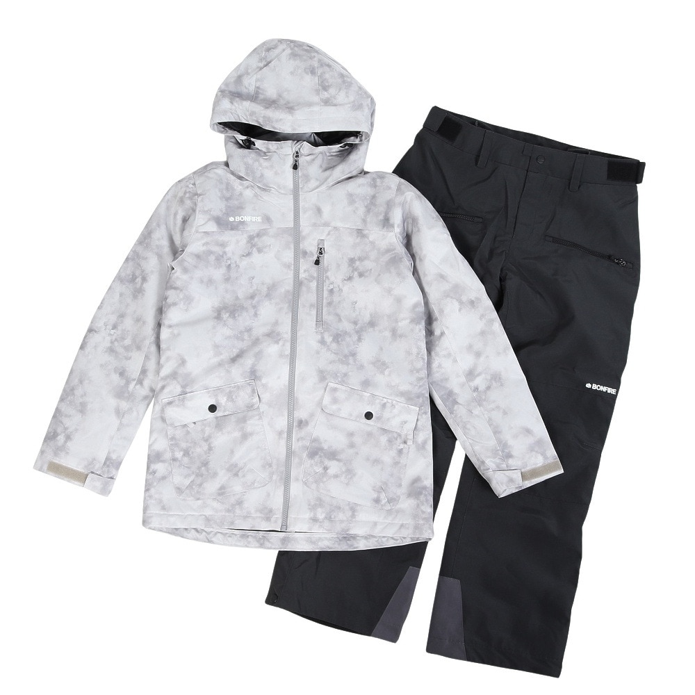 BonFire(ボンファイアー)スノーウェア 上下セット MIST FLOWER L ST 80BNF5FSP2385 GRY… BonFire（ボンファイアー）（レディース）スノーウェア 上下セット