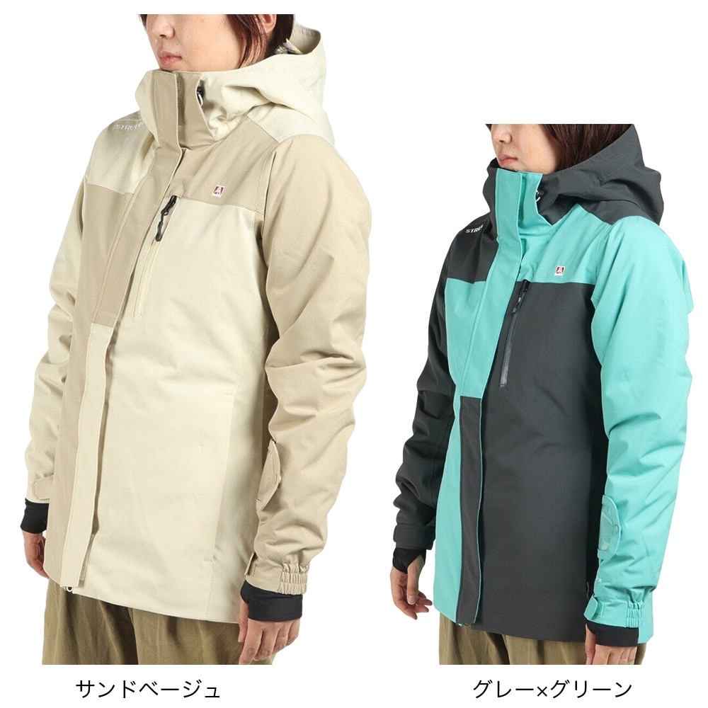 シュトロイレ（STREULE）（レディース）スキー スキーウェア LALA ジャケット ST22FW0021 SDBEG 防水 撥水 吸湿発熱