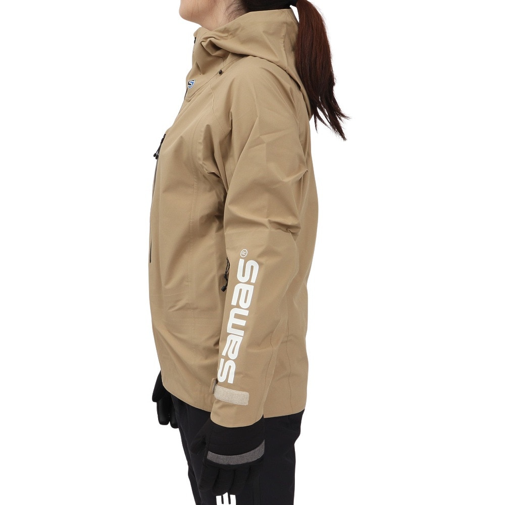 サマス（SAMAS）（レディース）スキーウェア ジャケット SYMPATEX SHELL JACKET SM3QHN030003 BEG