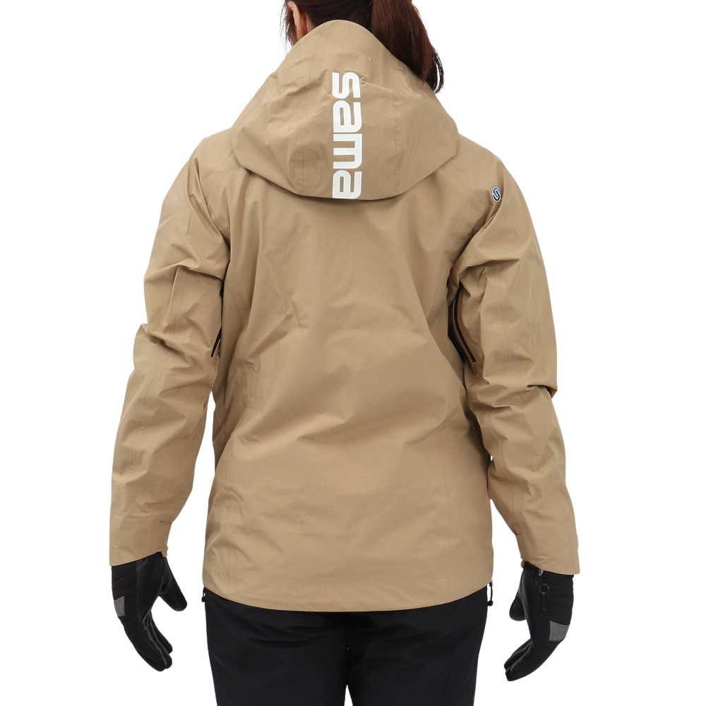 サマス（SAMAS）（レディース）スキーウェア ジャケット SYMPATEX SHELL JACKET SM3QHN030003 BEG