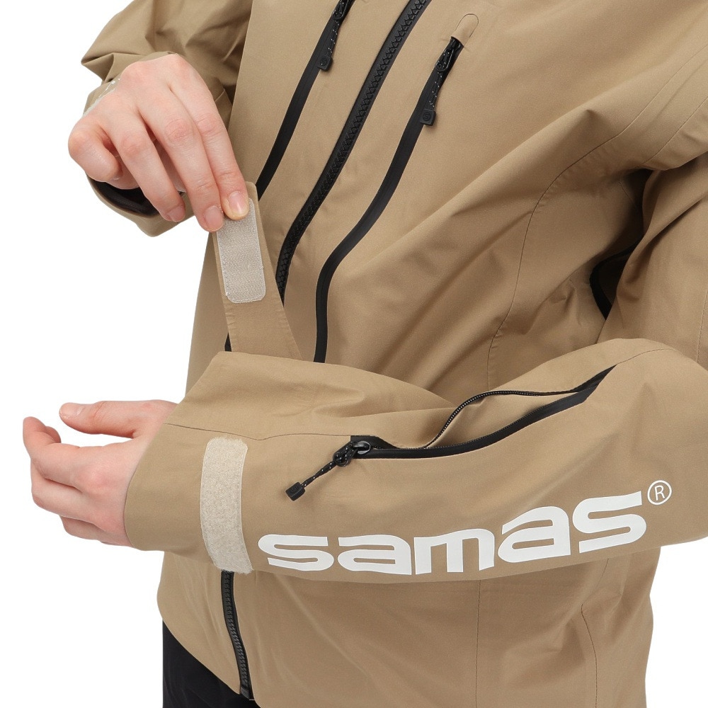 サマス（SAMAS）（レディース）スキーウェア ジャケット SYMPATEX SHELL JACKET SM3QHN030003 BEG