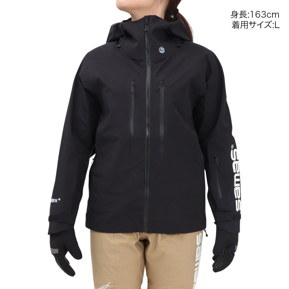 サマス（SAMAS）（レディース）スキーウェア ジャケット SYMPATEX SHELL JACKET SM3QHN030003 BLK