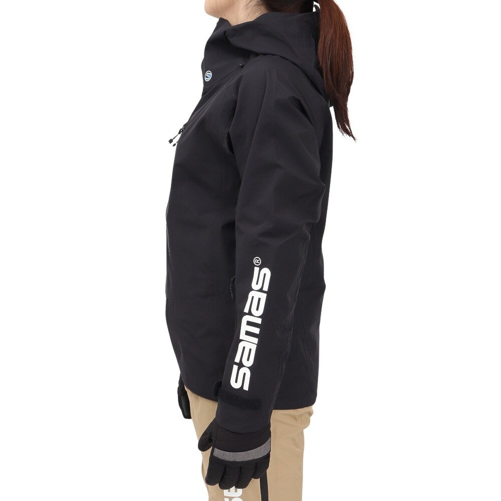 サマス（SAMAS）（レディース）スキーウェア ジャケット SYMPATEX SHELL JACKET SM3QHN030003 BLK