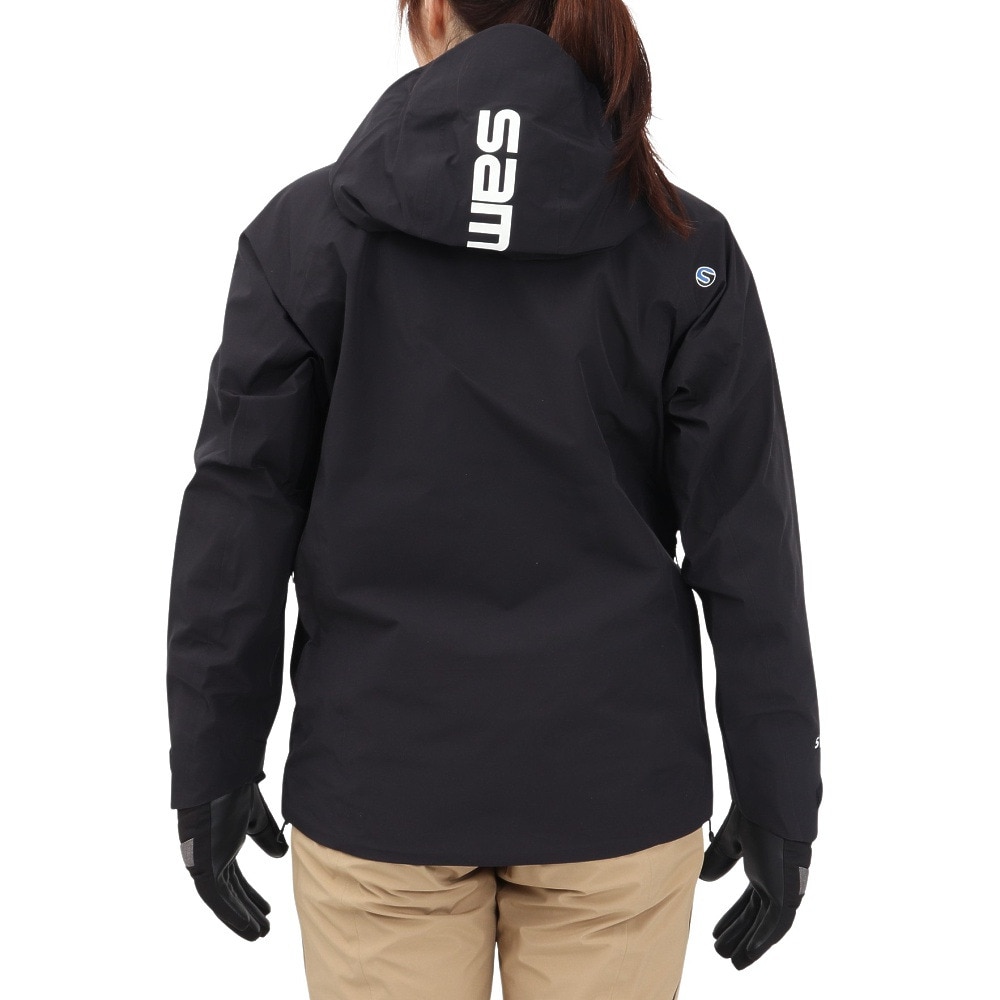 サマス（SAMAS）（レディース）スキーウェア ジャケット SYMPATEX SHELL JACKET SM3QHN030003 BLK
