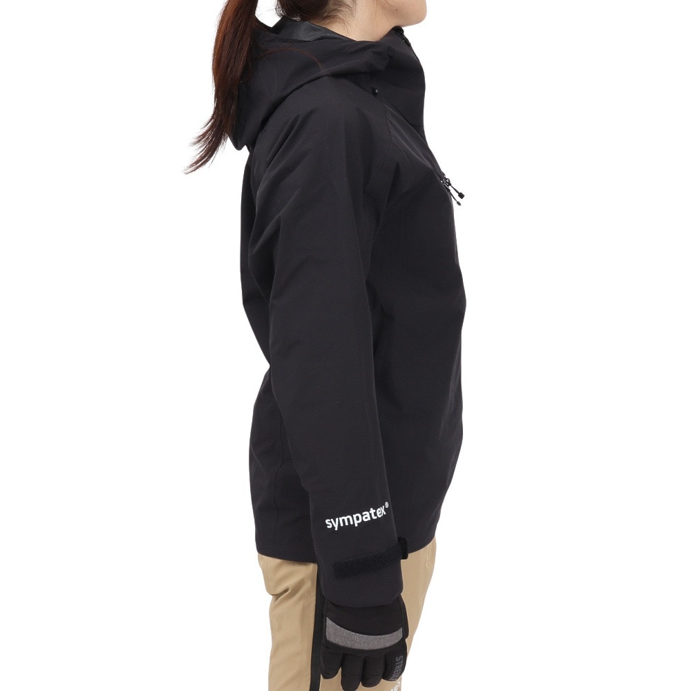 サマス（SAMAS）（レディース）スキーウェア ジャケット SYMPATEX SHELL JACKET SM3QHN030003 BLK