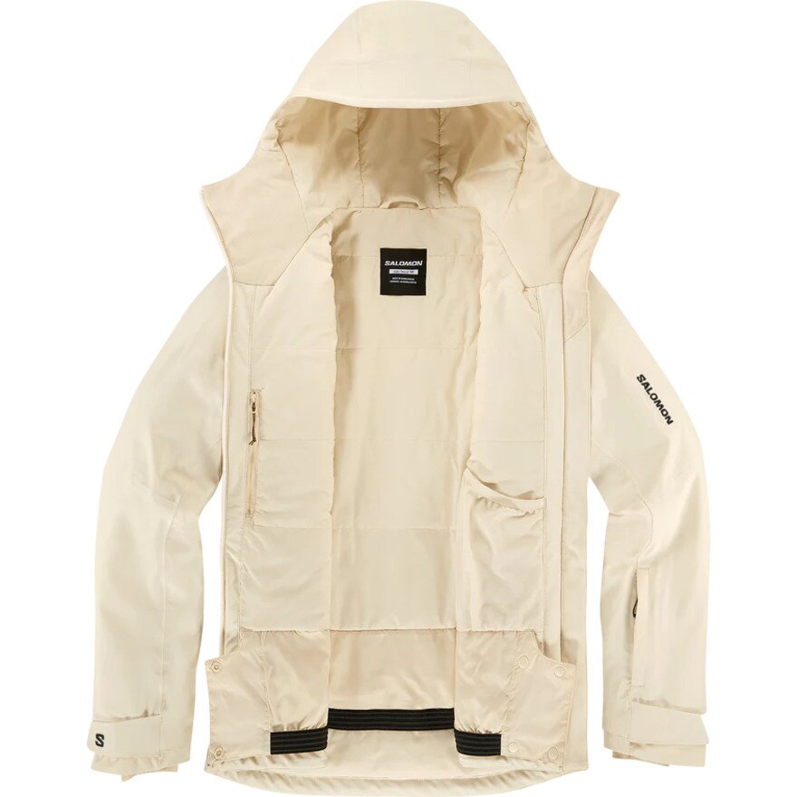 SALOMON フード付きジャケット M ホワイト