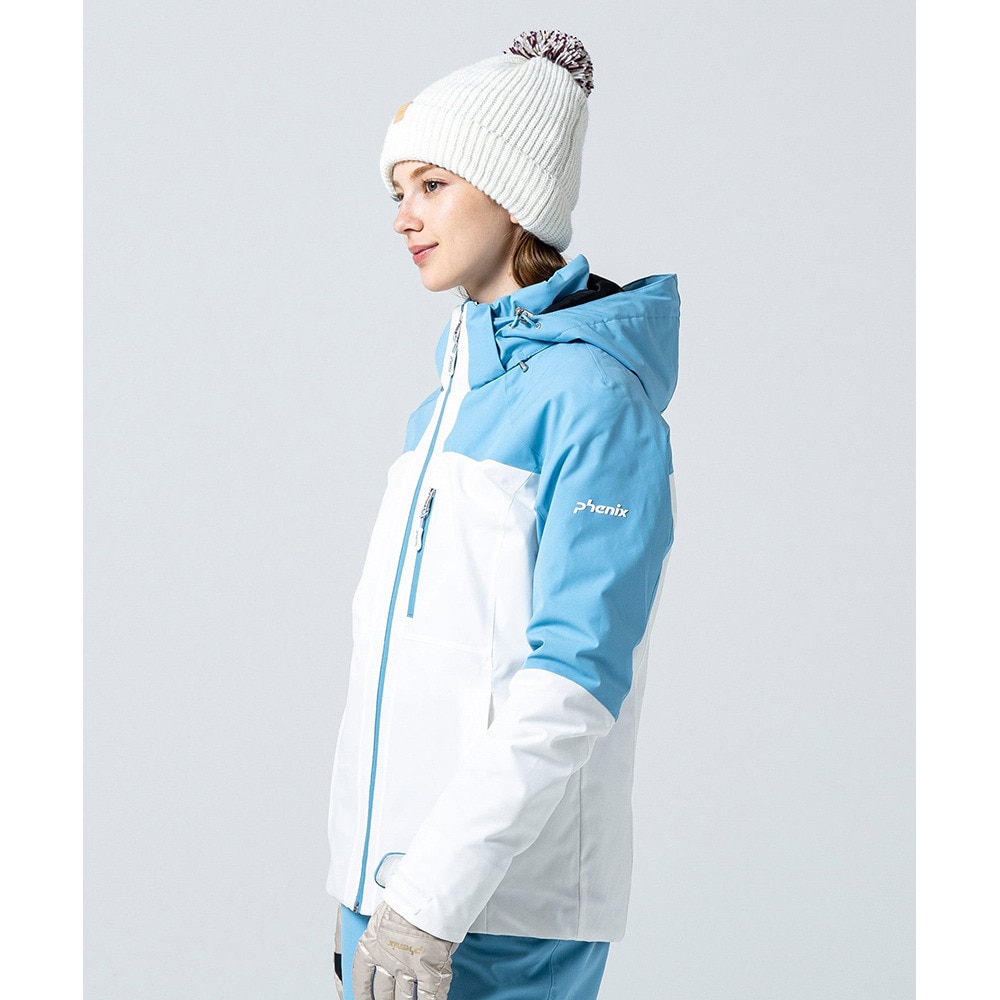フェニックス（PHENIX）（レディース）スキーウェア バイカラーブロックジャケット ESW25OT62WHITE